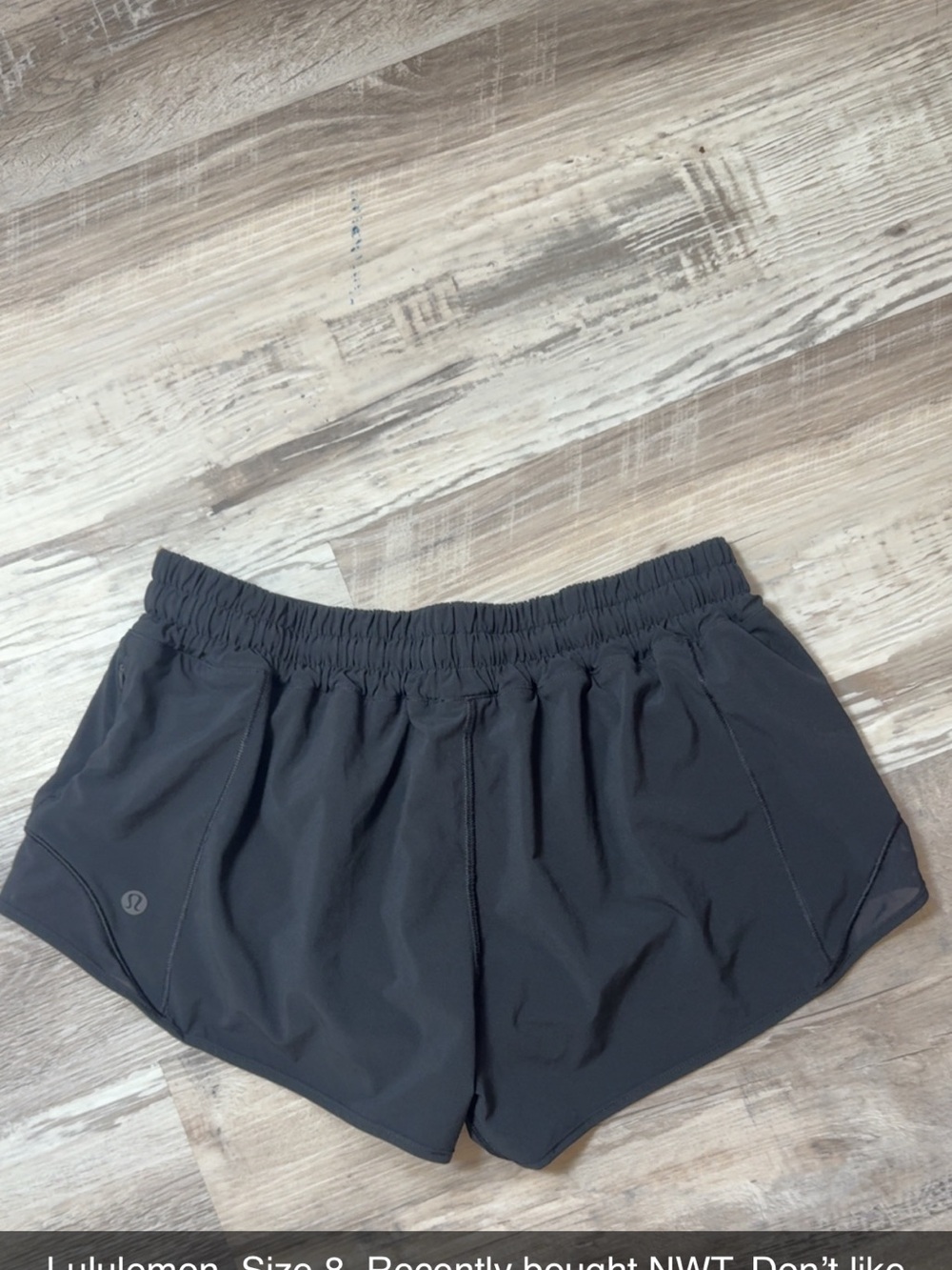 lululemon athletica Black Athletic Running Shorts